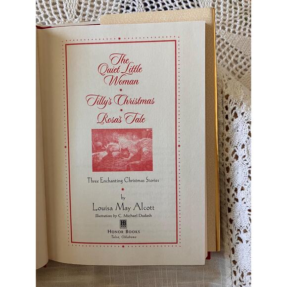 Louisa May Alcott Christmas Story: The Quiet Little Woman, 1999 Hardcover - Picture 4 of 6